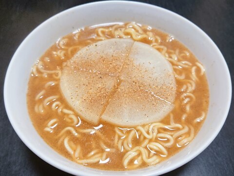 袋麺☆大根味噌汁風味噌拉麺